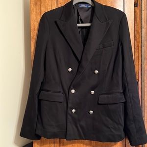 Knit Double-Breasted Blazer